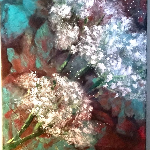 Original acrylic painting “Cow Parsnips” 16” x 20” - Picture 3 of 8